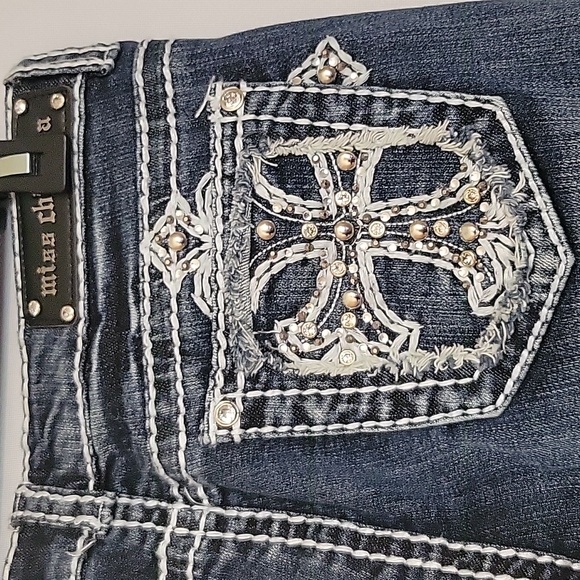 Miss Chic Boot Cut Jeans NWT Sz 11 - Picture 4 of 8